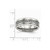 Chisel Stainless Steel Brushed and Polished Braided 7.00mm Wedding Band SR525 - SR525Y115