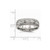 Chisel Stainless Steel Polished bright Cut Ring SR500 - SR500Y75