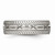 Chisel Stainless Steel Polished bright Cut Ring SR500 - SR500Y12