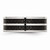 Chisel Stainless Steel 8mm Double Row Black Carbon Fiber Inlay Polished Wedding Band SR336 - SR336Y75