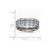 Chisel Stainless Steel Polished Blue Carbon Fiber Inlay Ring SR501 - SR501Y125
