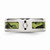 Chisel Stainless Steel Polished W/ CZ Printed Green Camo Under Rubber Wedding Band SR451 - SR451Y11