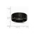 Chisel Stainless Steel 8mm Black Ip-plated Brushed/polished Beveled Edge Wedding Band - SR324Y12