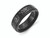 Chisel Stainless Steel 7mm Black Ip-plated Hammered and Polished Wedding Band SR333 - SR333Y105