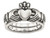 Chisel Stainless Steel Love Loyalty Friendship Claddagh Double Hinged Ring SR462 - SR462Y7