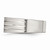Chisel Stainless Steel Polished with CZ Ring SR454 - SR454Y10