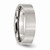 Chisel Stainless Steel Flat 6mm Brushed Wedding Band SR5 - SR5Y13
