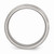 Chisel Stainless Steel Ridged Edge 8mm Brushed and Polished Wedding Band SR24 - SR24Y13