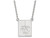 LogoArt Sterling Silver Pittsburg State University Large Pendant Necklace - SS010PSK18T
