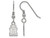 LogoArt Sterling Silver Marshall University Xs Dangle Earrings Wire SS006MAUT