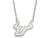 LogoArt Sterling Silver University Of South Florida Large Pendant Necklace SS010USFL18T