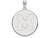 LogoArt Sterling Silver University Of Memphis XL Disc Pendant Necklace SS042UMPT