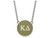 LogoArt Sterling Silver Kappa Delta Small Enameled Pendant Necklace with 18 Inch SS030KD18T