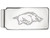 Logoart Sterling Silver University Of Arkansas Money Clip SS024UART