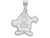 LogoArt Sterling Silver Western Kentucky University Large Pendant Necklace SS020WKUT