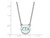 LogoArt Sterling Silver Zeta Tau Alpha Extra Small Enameled Pendant Necklace with 18 Inch SS027ZTA18T