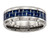 Chisel Titanium Polished W/ Blue Carbon Fiber Ring TB479 - TB479Y8