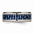 Chisel Titanium Polished W/ Blue Carbon Fiber Ring TB479 - TB479Y8