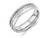 Chisel Titanium and Grey Carbon Fiber 6mm Polished Wedding Band TB388 - TB388K8