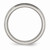 Chisel Titanium Ridged Edge Black Enamel Braid Design 6mm Polished Wedding Band TB193 - TB193K9