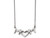 Chisel Stainless Steel Brushed and Polished Mom with Heart Necklace SRN185918Y