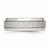 Chisel Stainless Steel Brushed and Polished Hammered 7.50mm Wedding Band SR530 - SR530Y115