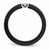 Chisel Stainless Steel Polished and Laser Cut Black Ceramic CZ Ring SR558 - SR558Y6