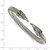 Chisel Stainless Steel Antiqued and Polished Eagle Cuff Bangle