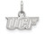 14k White Gold Logoart University Of Central Florida Extra Small Pendant