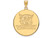 Logoart Sterling Silver Gp Weber State University Extra Large Disc Pendant GP002WBSAE