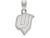 14k White Gold Logoart Utah Valley State Small Pendant