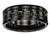 Chisel Ceramic Black with Green Carbon Fiber Beveled Edge Ring CER53 - CER53AI85