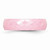 Chisel Ceramic Pink Faceted 6mm Polished Wedding Band CER17 - CER17AI6