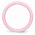 Chisel Ceramic Pink Faceted 6mm Polished Wedding Band CER17 - CER17AI85