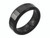 Chisel Ceramic Beveled Edge Black Faceted 8mm Polished Wedding Band CER10 - CER10AI11