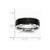 Chisel Cobalt Black Carbon Fiber Inlay 8mm Polished Wedding Band CC59 - CC59BG125