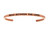 Intuitions Stainless Steel Pink Finish read Between the Lines Cuff Bangle PINT5082Y