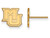 10k Yellow Gold Logoart Marquette University Extra Small Post Earrings