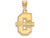 10k Yellow Gold Logoart College Of Charleston Medium Pendant