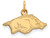 10k Yellow Gold Logoart University Of Arkansas Small Pendant