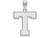 10k White Gold Logoart Tarleton State University Large Pendant