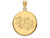 10k Yellow Gold Logoart University Of South Carolina Large Disc Pendant