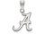 10k White Gold Logoart University Of Alabama Small Pendant - 1W002UALAF