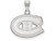 10k White Gold Nhl Logoart Montreal Canadiens Small Pendant