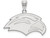 10k White Gold Logoart University Of Southern Mississippi Medium Pendant