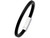 Chisel Stainless Steel Black Rubber 8.5in Bracelet SRB99185Y