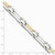 Chisel Stainless Steel and 14k Polished 8.5in Bracelet SRB41385Y