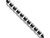 Chisel Stainless Steel Brushed Black Rubber Bracelet SRB159385Y
