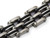 Chisel Stainless Steel Black Rubber Bracelet 9.25 inches SRB206Y