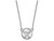 LogoArt Sterling Silver Buffalo Sabres Small Pendant Necklace SS013SAB18T